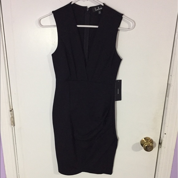 Lulu’s Cocktail Hour Wrap Dress - Picture 2 of 4